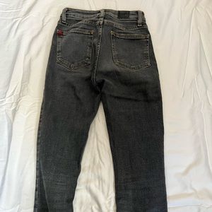 BDG girlfriend high rise dark denim